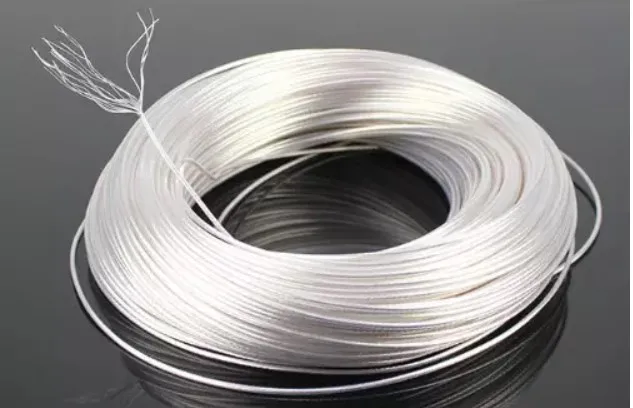 5M 0.75 Square PTFE Silver-Plated Wire High Temperature Wire Transparent Power Supply Transformation line Machine Inter Cable