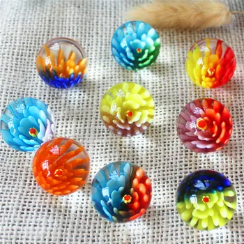 25mm color glass ball console game pinball machine small marbles Pat toys parent-child bead bouncing ball sports Unisex