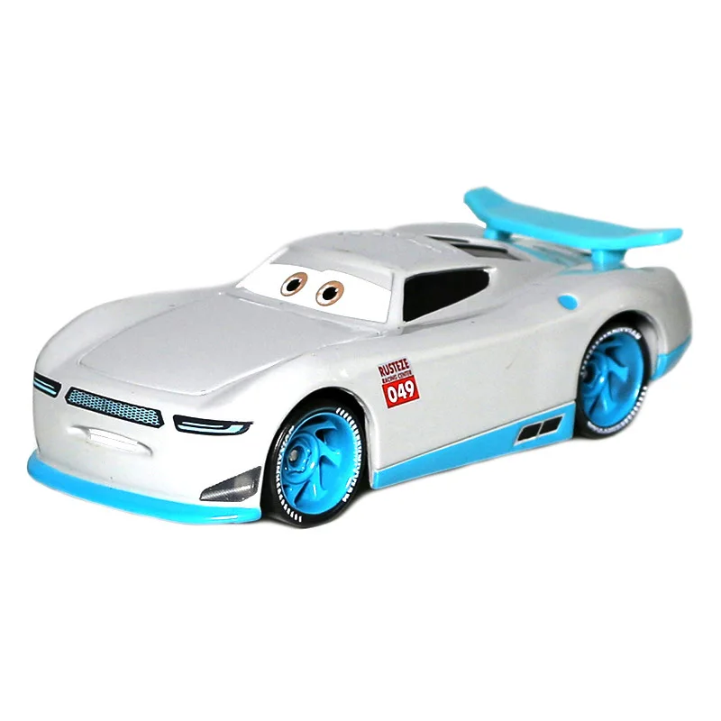 Disney Pixar Cars 2 e 3 Model Toy para Crianças Relâmpago McQueen, Mater, Xerife, Liga, Modelo de Metal, 1:55, Veículos, Presentes para Meninos