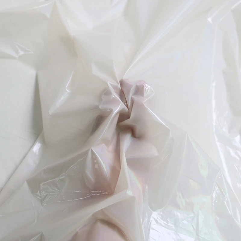 100 cm * 145 cm hochwertiges, dünnes, leichtes Nylongewebe, hochdichtes, laserglänzendes Taftmaterial für Winterjacken – Detail 6