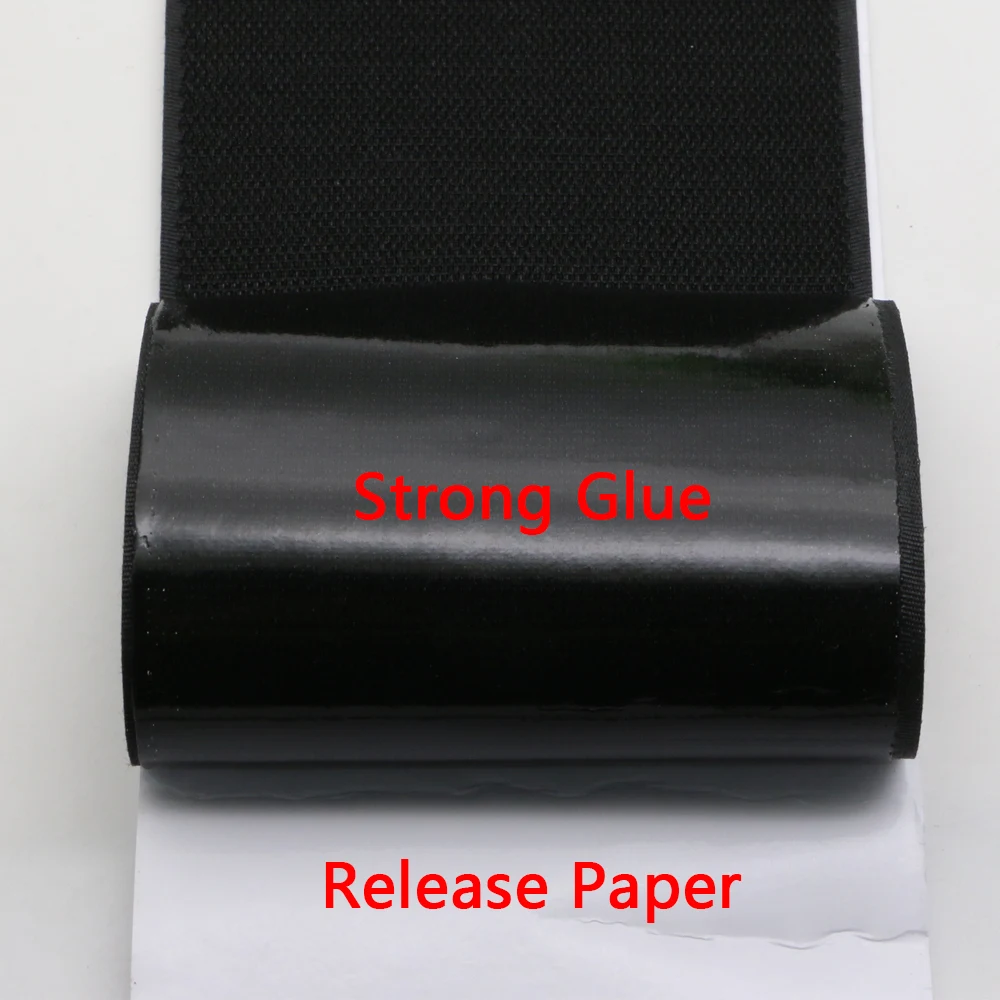 150mm Strong self-adhesive fastener tape hook and loop adhesive  tape magic gum strap sticker tape wiht glue for DIY