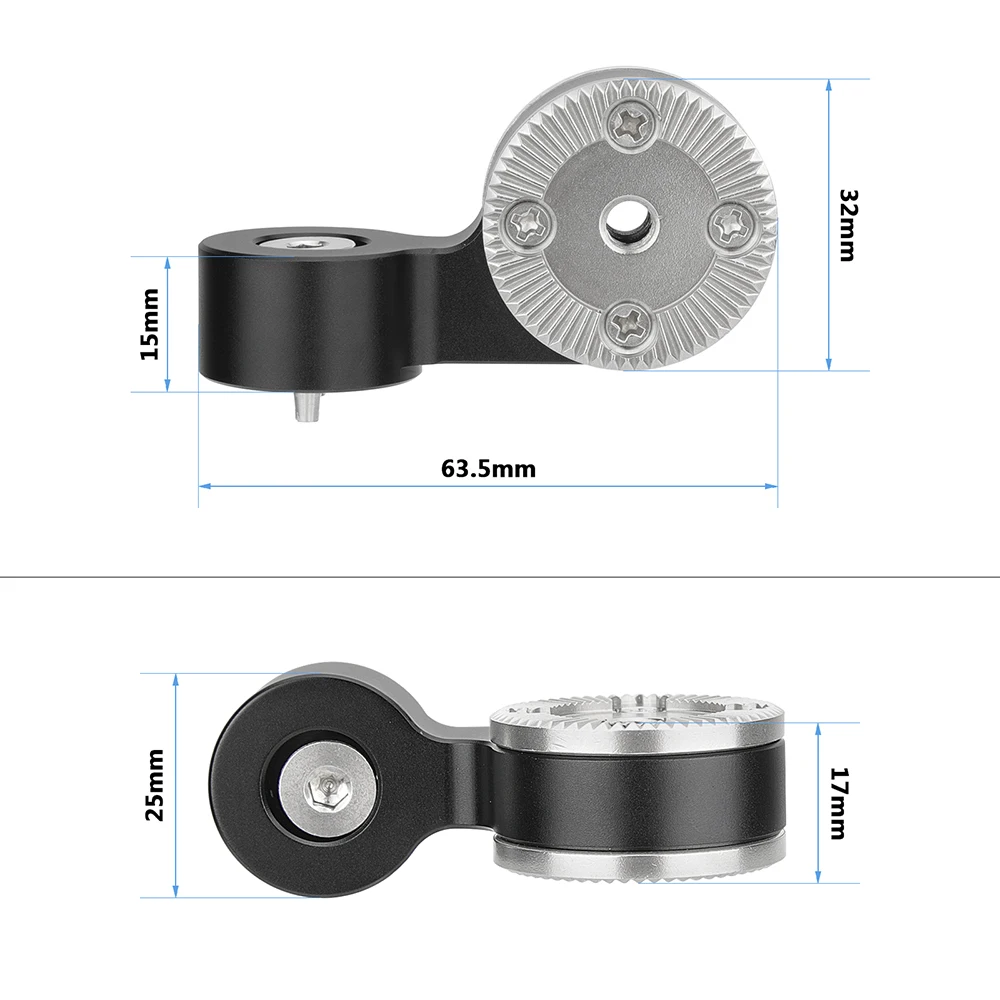 CAMVATE Standard Dual-sided M6 ARRI Rosette Mounts With 3/8\