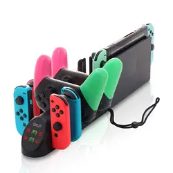 Controller Charger Docking Station for Nintendo Switch Oled Charging Stand for 4 Switch Joy-Con & 2 Pro Controllers with Display