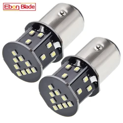 2 X 1157 BAY15D P21/5W LED Bulbs 6V 6 Volt Classic Vintage Old Car Motorbike 2016 24SMD White Tail Brake Stop Parking Light Lamp