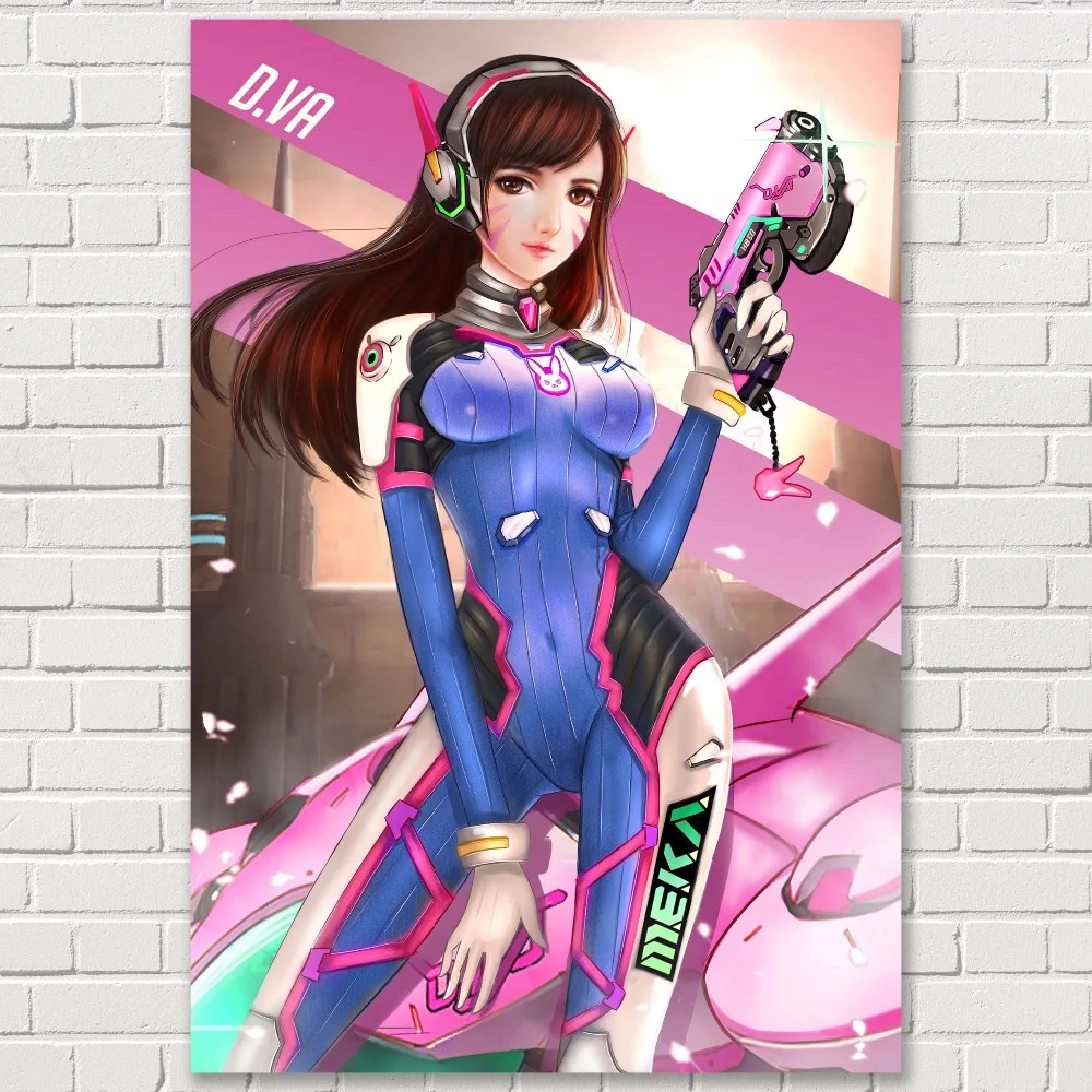 Diamond Embroidery cartoon girl Diamond Painting Overwatchs d.va Pictures Of Rhinestones Diamond Mosaic Cross Stitch FC148