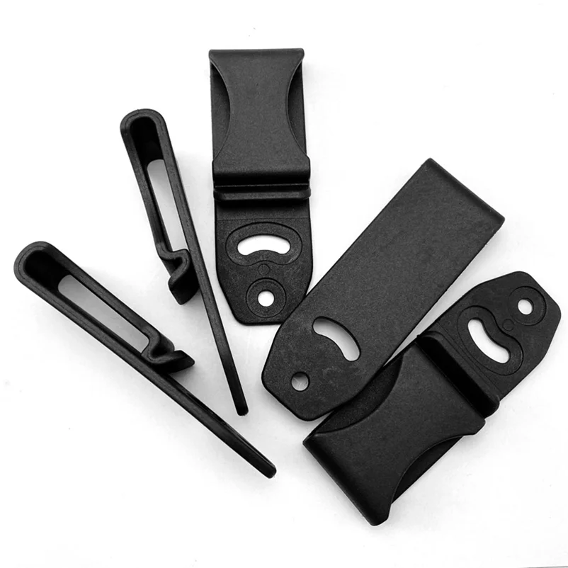 5 Sets K Sheath Kydex Holster Waist Clips knife Scabbard Belt Clamp EDC Tools Cover Case Back Clip DIY Making Accessories Parts