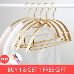 Clothes Hanger 5pcs/set Anti Slip Traceless Aluminum Alloy Clothing Drying Rack Wardrobe Storage Hanging Rack Coat Pants Hangers