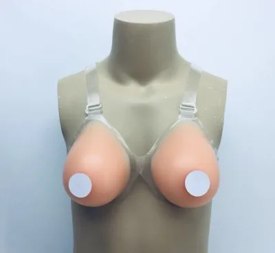 Cross-dressing shoulder strap conjoined body breast froms silicone False breast prosthesis CD breast boobs for man