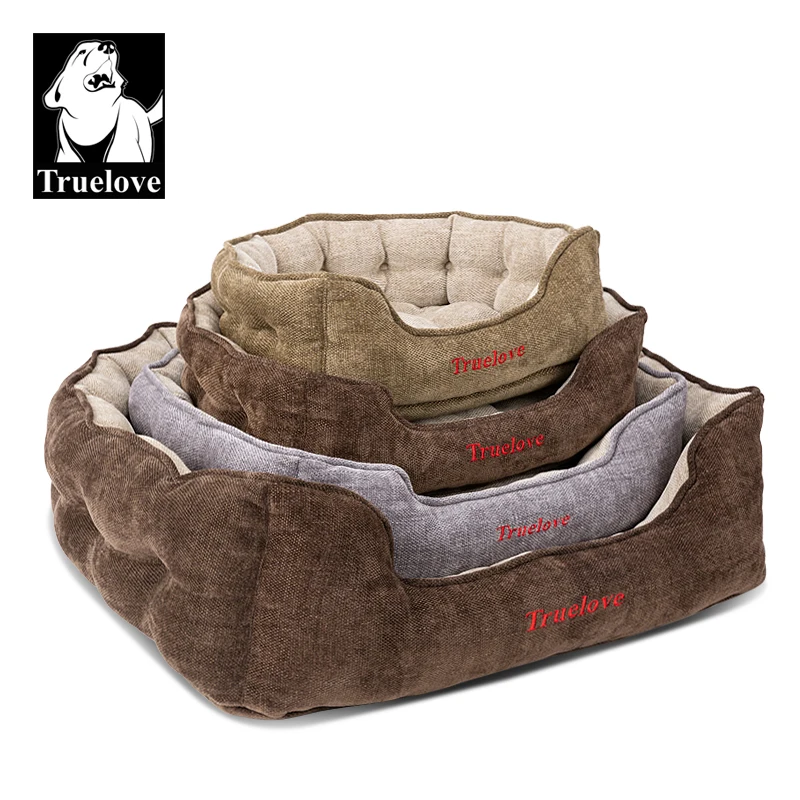 Imagem -02 - Cama para Animais de Estimação Truelove Super Macia Pelúcia Tapete para Cachorro para Casa ao ar Livre Almofada Redonda Acessórios de Dormir Tlr1901