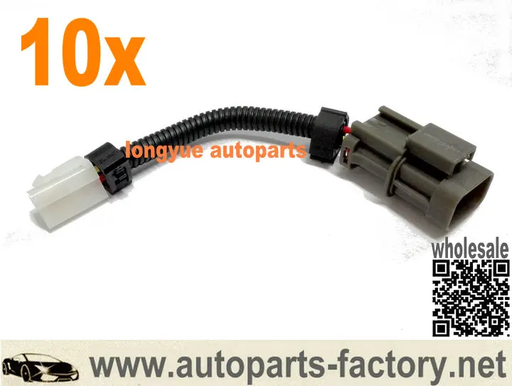 10pcs T Shaped Alternator To SL Adapter Plug for Hitachi IR/EF Alternators for Nissan Convert Hitachi