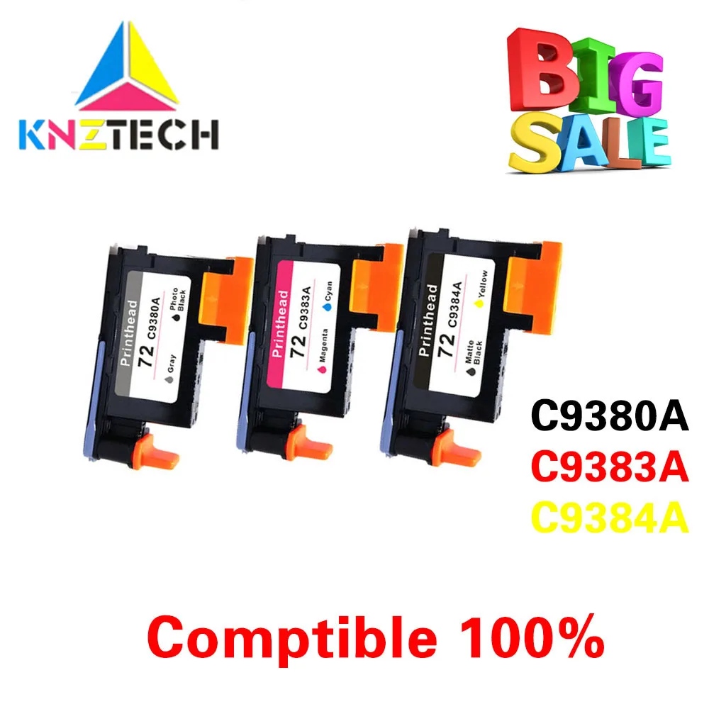 KNZ compatible for hp 72 printhead C9380A C9383A C9384A for hp72 DesignJet T1100 T1120 T1120ps T1300ps T2300 T610 T770 T790 T795