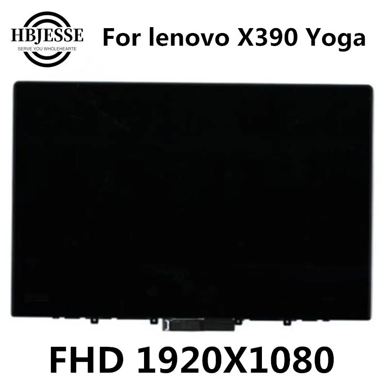 13.3 FRU 02HM857 02HM861 5M10V24625 For Lenovo Thinkpad X390 Yoga Laptop FHD LCD Display Touch Screen Glass Digitizer Assembly