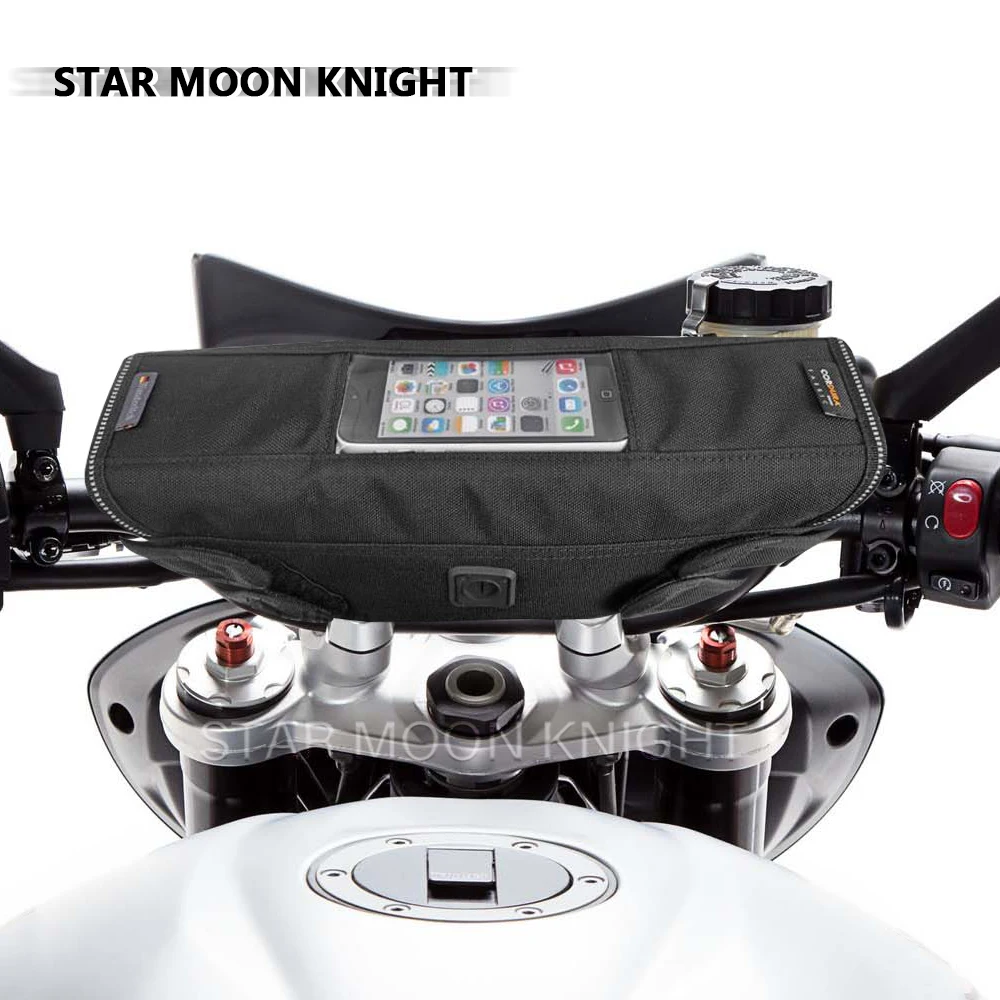 

Motorcycle Storage Handlebar bag For Street Triple 1200 RS S Trident 660 Speed Triple 1200 RS Travel Tool bag Waterproof Bag