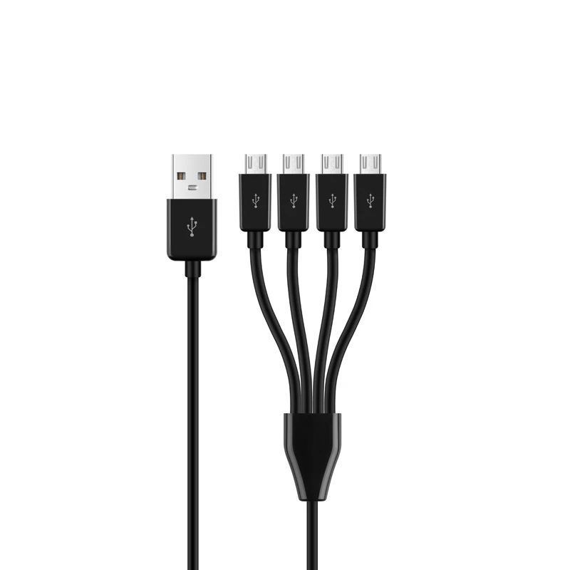 

50cm 4 in 1 Micro USB charger cable Power 4 Micro USB Devices At Once