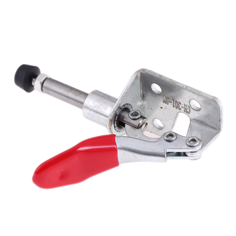 New 45Kg Antislip Vertical Toggle Clamp GH-301-AM Plastic Covered Handle Toggle Clamp For Hand Tool