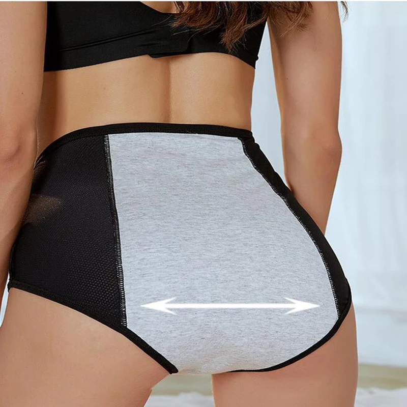 Leak Proof Menstrual Panties Women Underwear Period Cotton Waterproof Briefs Plus Size Female Physiological Breathable Pants - Image 4