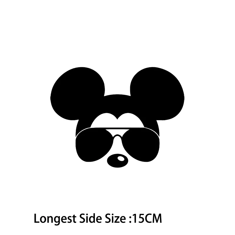 Cute Mickey Mouse and Friends Patches Fashion Iron-on Transfers for Clothing Heat Transfer Stickers Girls Boys Patch on Clothes