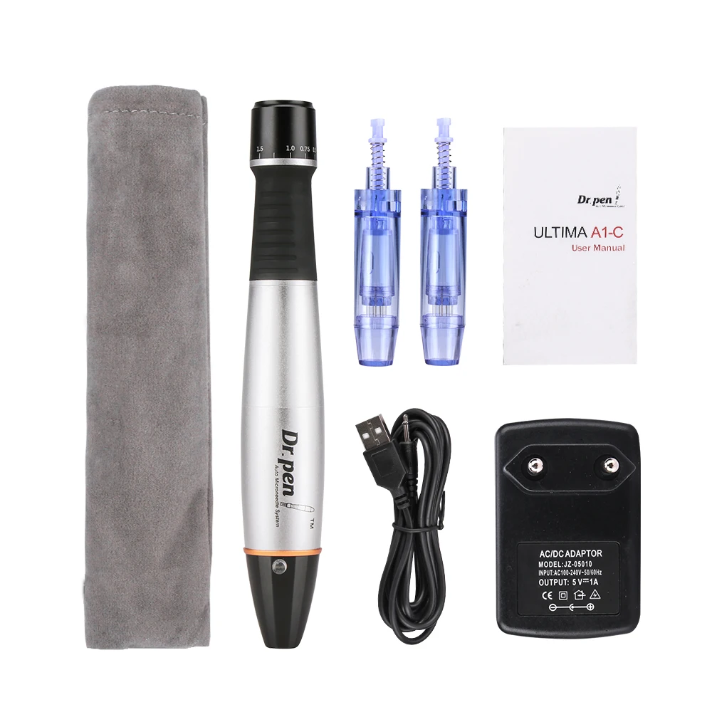 Dr Pen-pluma Derma Ultima A1 eléctrica, tatuaje profesional con cable, Micro aguja, sistema de laminación, terapia Facial, herramientas