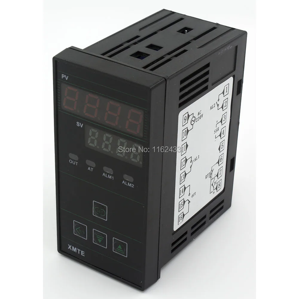 

XMTE-7 AC 220V multiple input digital temperature controller relay+SSR 4-20mA SCR output (Not include SSR SCR)