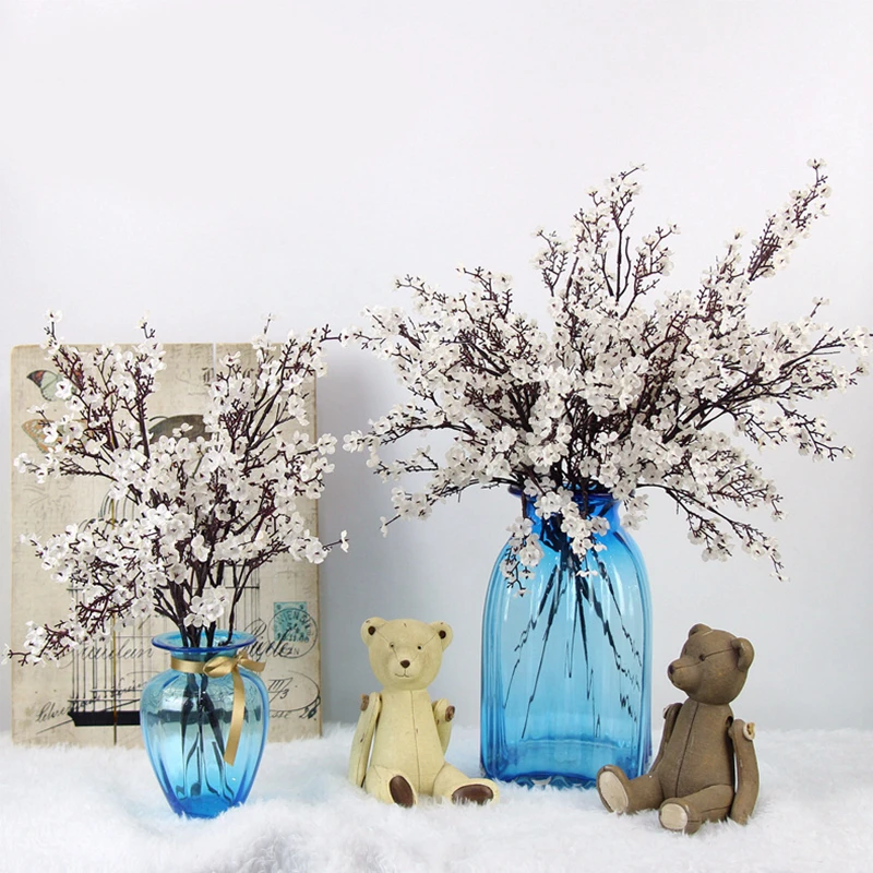 Gypsophila Artificial Flowers White Branch High Quality Baby Breath Fake Plants Long Bouquet Home Wedding Decor Autumn Christmas