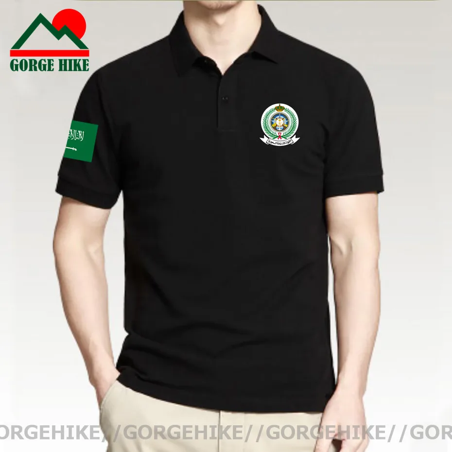 Saudi Armed Forces Lapel Polo Shirt Saudi Arabia Pilot Men Women Short Sleeve Shirt summer Sports jerseys golf tennis polo shirt