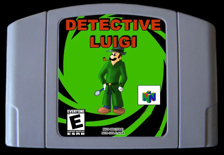 64 Bit Games ** DETECTIVE  LUIGI ( English USA Version!! )