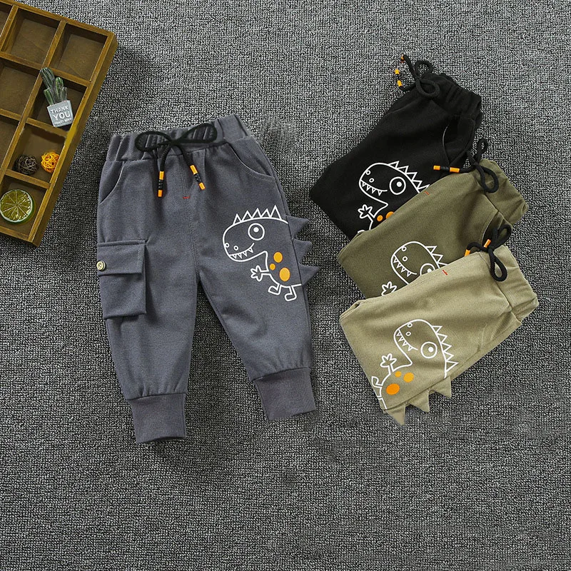 

Baby Boys Pants Animals Boys Trousers Baby Clothes Children Sweatpants Kids Dinosaur Spring Autumn Toddler Casual Sports Pants