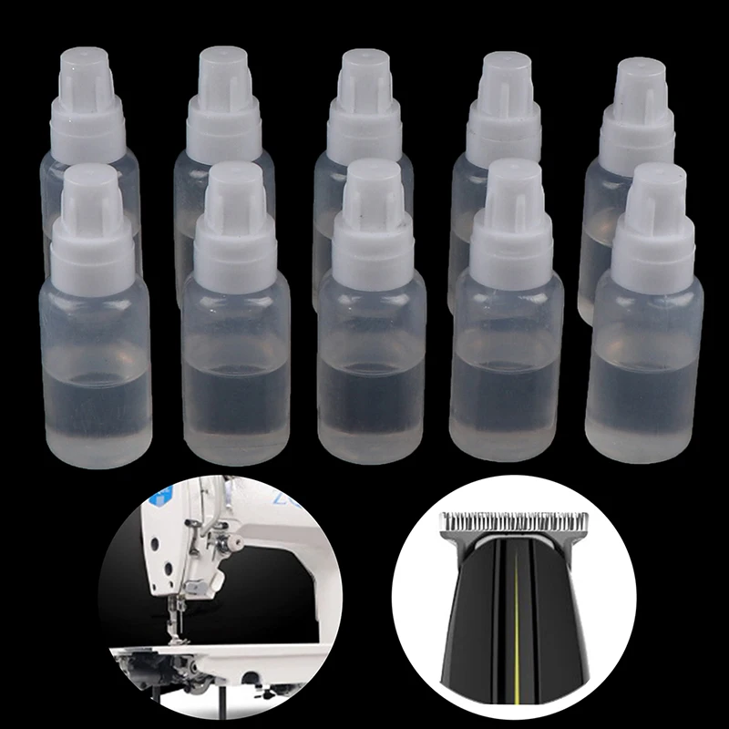 10pcs Clipper Shaver Maintenance Lubricant Hair Trimmer Blade Oil Sewing Machine