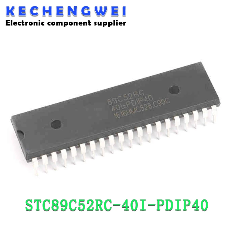 1pcs/lot STC89C52RC-40I-PDIP40 STC89C52 DIP-40 In Stock