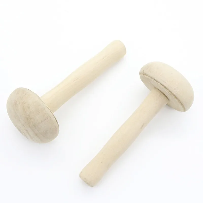 2020 New Wooden Mushroom Roller Paper Printing Ink Rubbing Use Art Craft Printmaking Tool Drawing Storage Pottery tools