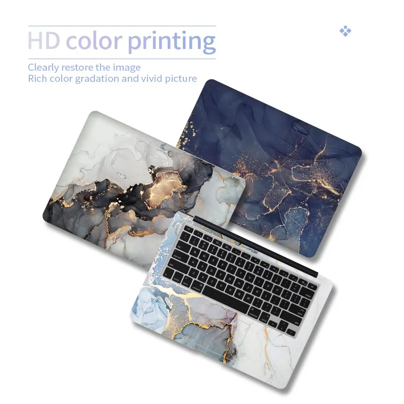 DIY Colorful Marble Laptop sticker skin 11/12/13/14/15/16 inch for MacBook Air 11 Air 13.3 2020 Pro 13/HP/DELl/Lenovo