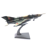 1:72 Former Soviet Union Classic Fighter MiG 21Mig-21 Simulation Alloy Aircraft Model Finished Gift Collection