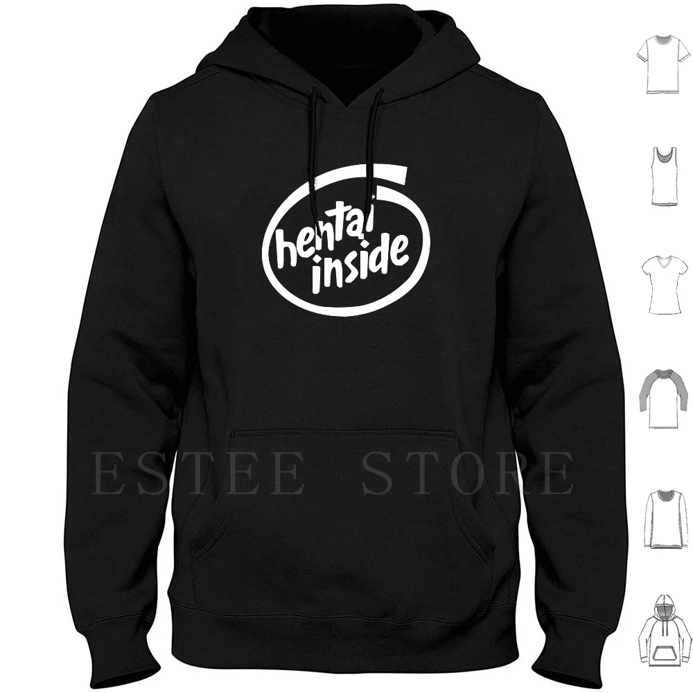 Hentai Inside Hoodie Long Sleeve Popular Hot Weeaboo Hentai Anime Face Anime Hentai Slogan Funny Waifu Girls Sexy Cute