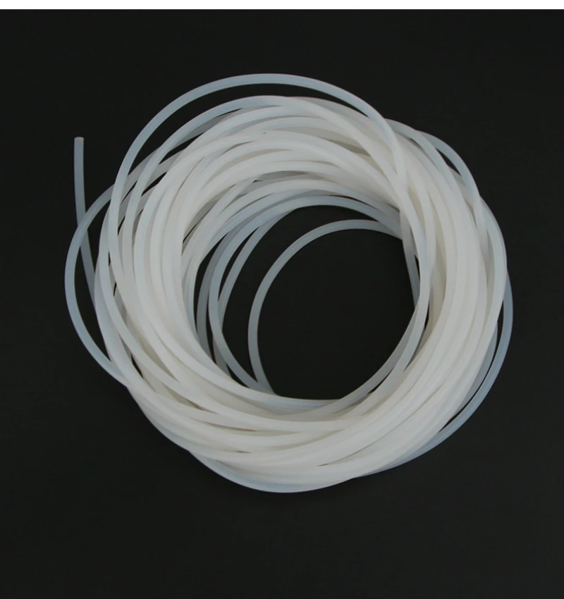 Diameter 1 1.5 2 3 4 5 6 7 8 9 10 mm Silicone Rubber Rod Silicon Cord Silicone Bar, Milky White Color