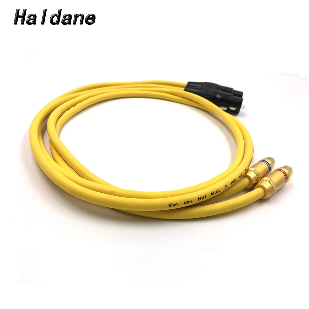 

Haldane Pair type-2 RCA to XLR Balacned Audio Cable 2RCA Male to 2XLR Female Interconnect Cable with VDH Van Den Hul 102 MK III