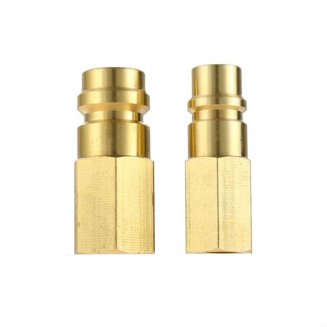 R12 R22 R502 śruba do R134A szybki adapter konwersji przełącznik zaworu zestaw szybkozłączy, wysoka/niska strona 1/4 "SAE, 7/16"-20 port gwintowany