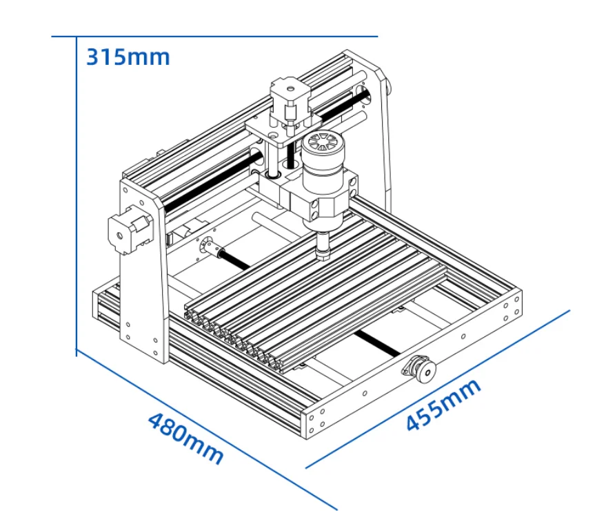 CNC3018 Pro MAX Engraver With 300W Spindle Mini Engraving Machine Desktop 3 AXIS PCB Milling Machine With ER11 DIY Wood Router