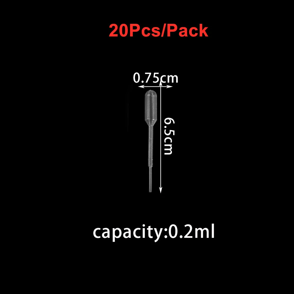 0,2/0,5/1/2/3ML Einweg Kunststoff Squeeze Transfer Pipetten Dropper Für DIY Silikon Epoxidharz formen Schmuck Machen