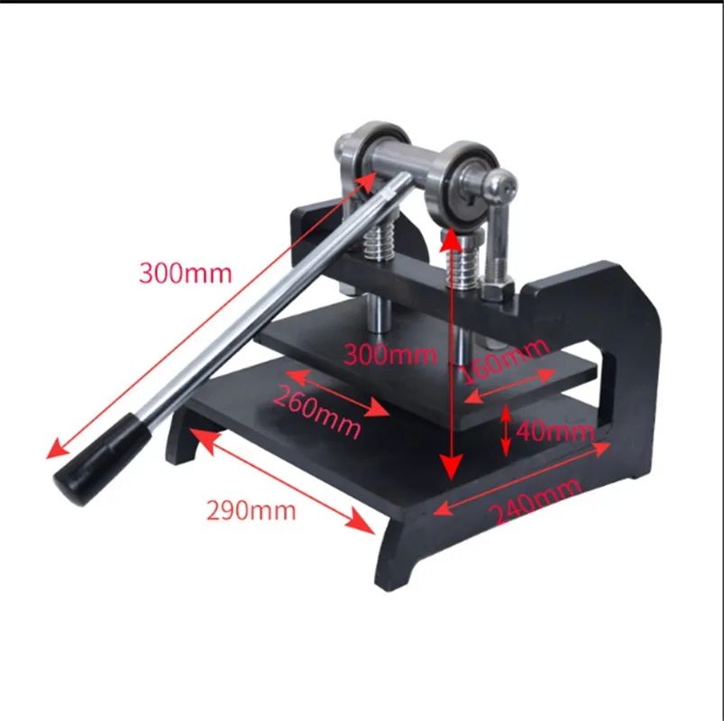 Manual Cutting Dies Tekanan Alat Potong Metal Punching Mesin Mati Kulit Lekukan Mesin 260*150 Mm PVC/EVA lembar Cetakan Cutter