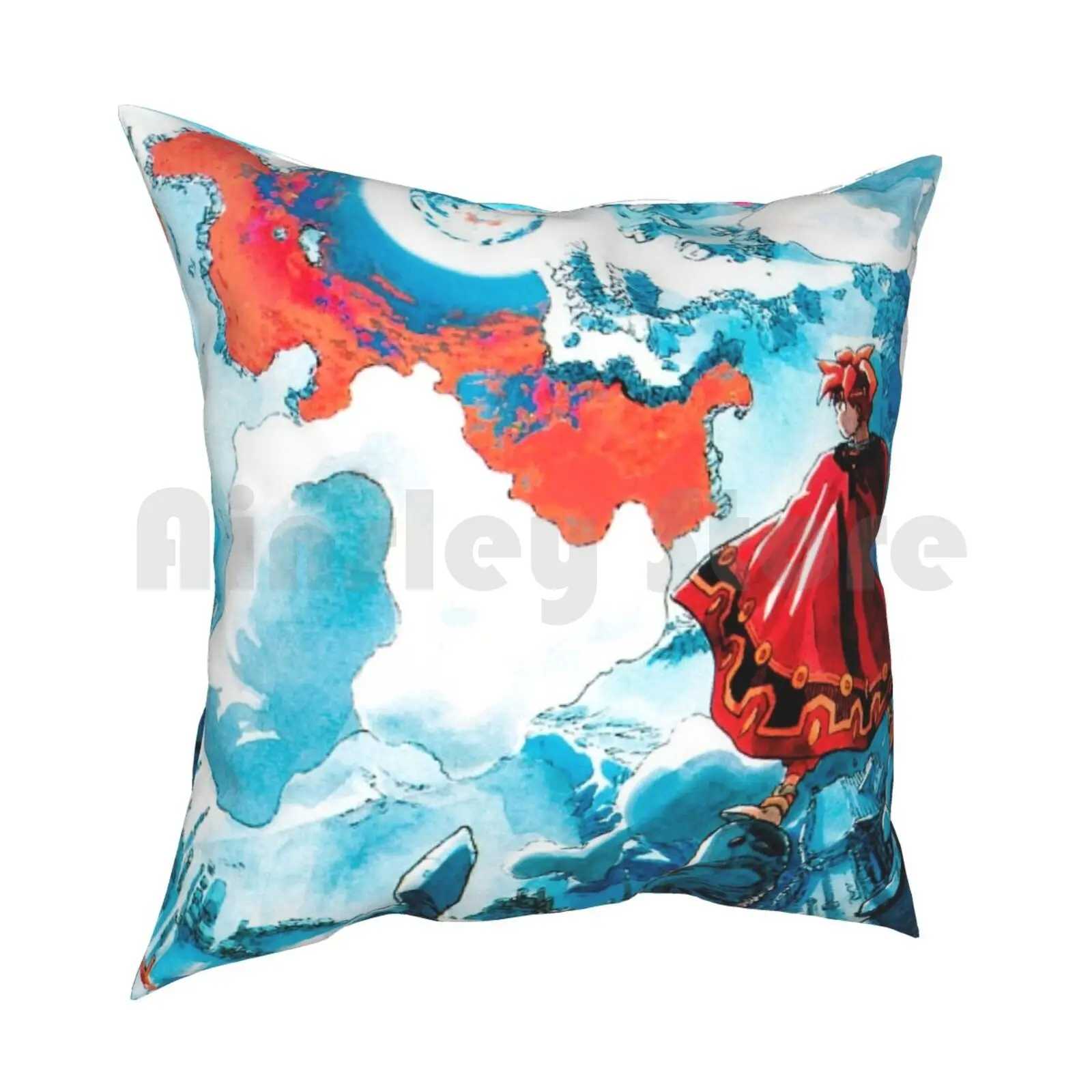 Terranigma Pillow Case Printed Home Soft Throw Pillow Terranigma Snes Games Gaming Ark