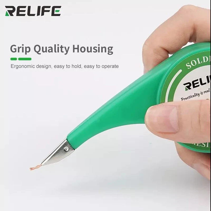 RELIFE Desoldering Braid 1.5/2.0/2.5/3.0/3.5mm Width 2M Length Suction Tin Solder Remover Wick Wire BGA Soldering Repair Tools