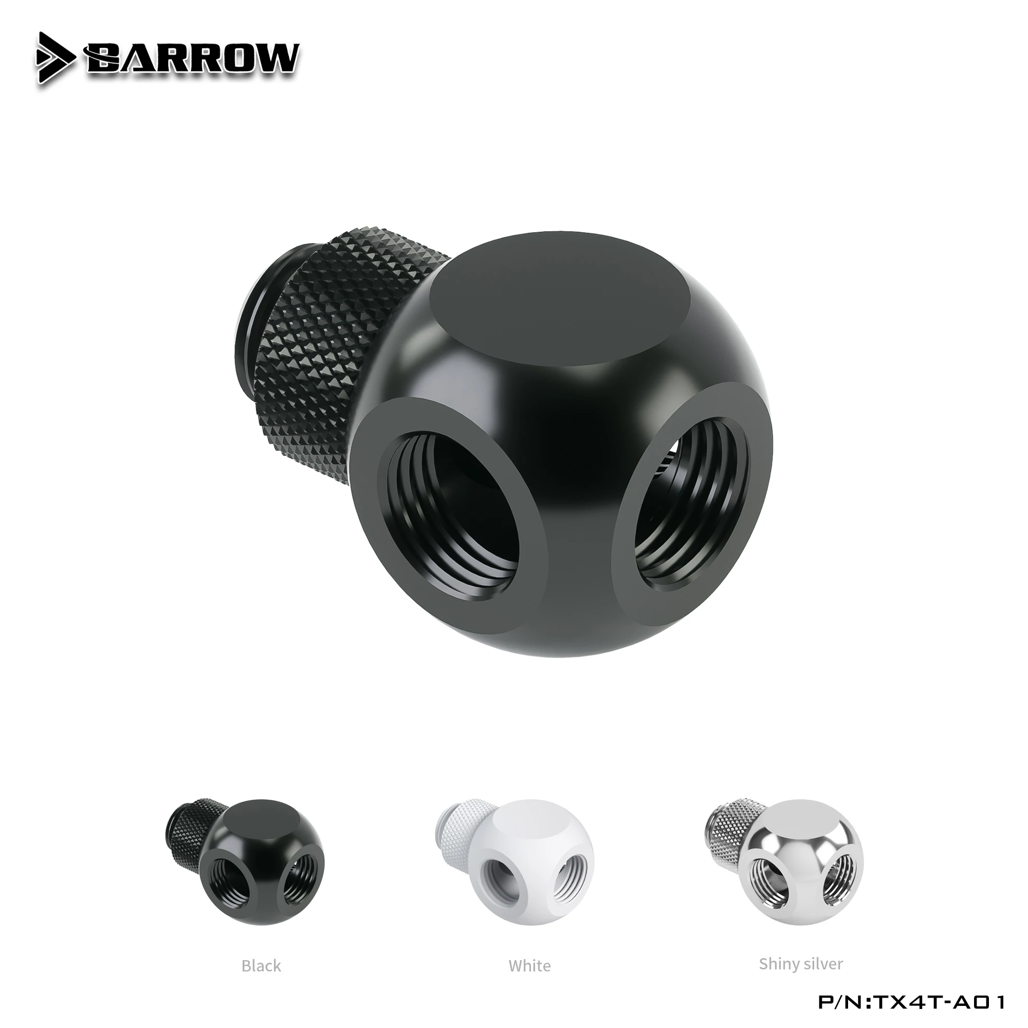 Barrow PC water cooling Fittings 3Way/4Way/5Way Cubic tube connector T-Splitter/X-Splitter TX3T-A01 TX4T-A01 TX5T-A01