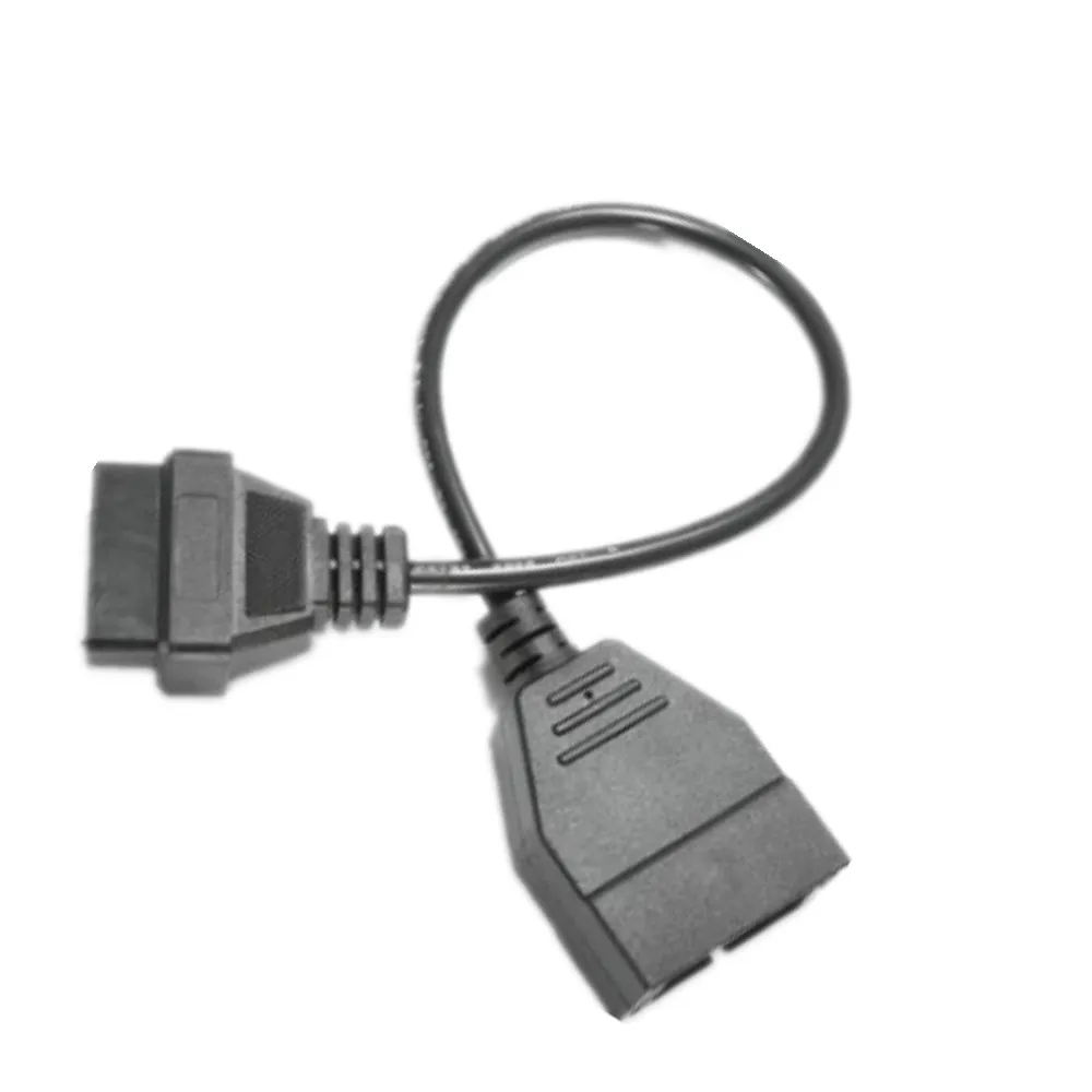 Car Dignotsic Scanner Cord for G 12 Pin 12Pin Male OBD 2 16 Pin Female Connector Adapter Auto Diagnostic Extension Cable