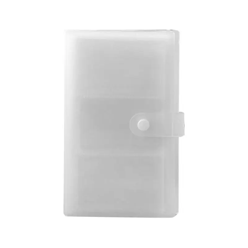 240 Slots Transparent PP Cover Business Card Book Large Capacity ID Holders Ticket Collection Clip Loss prevention