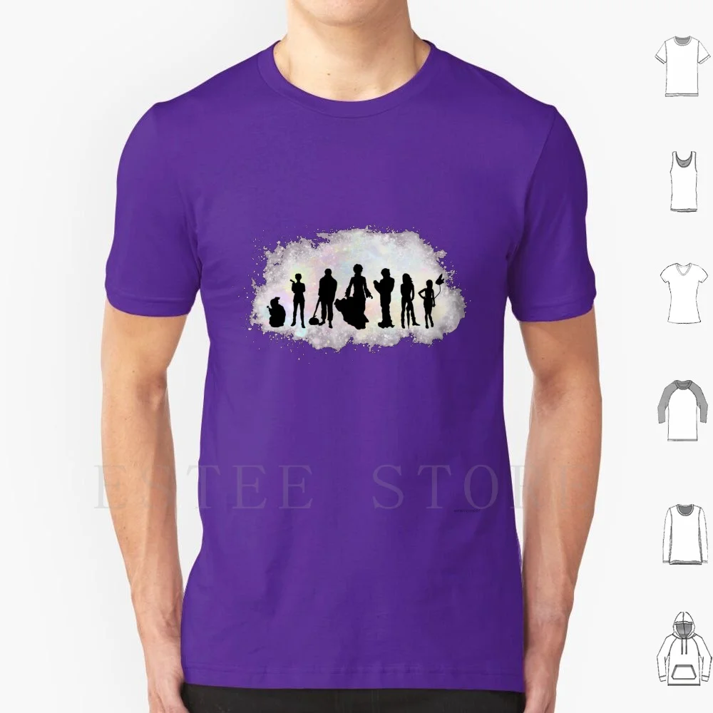 Camiseta The Endless Silhouettes-Camiseta colorida de Cosmos para hombre, algodón 6xl, Neil Gaiman Sandman, sueño sin fin, Delirium Death Despair Desire