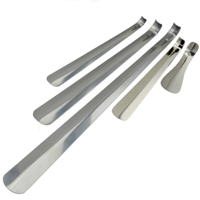 1pcs Spoon Shoehorn Professional Shoehorn Stainless Steel Metal Shoe Horn Shoes Lifter Tool 16/32/45/58cm