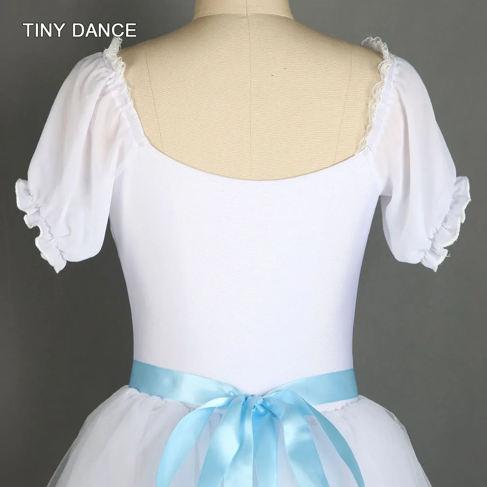 Short Sleeve Romantic Ballet Dance Tutu Costume for Child and Adult Ballet Dancing Dress Performance Ballerina Costumes 20515