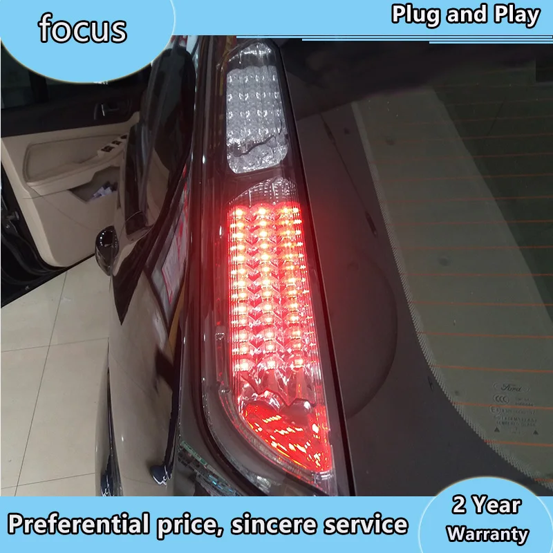 Car Styling for Ford Focus 2005-2013 Taillights Focus Tail Lights Rear Certa Taillight Automobile