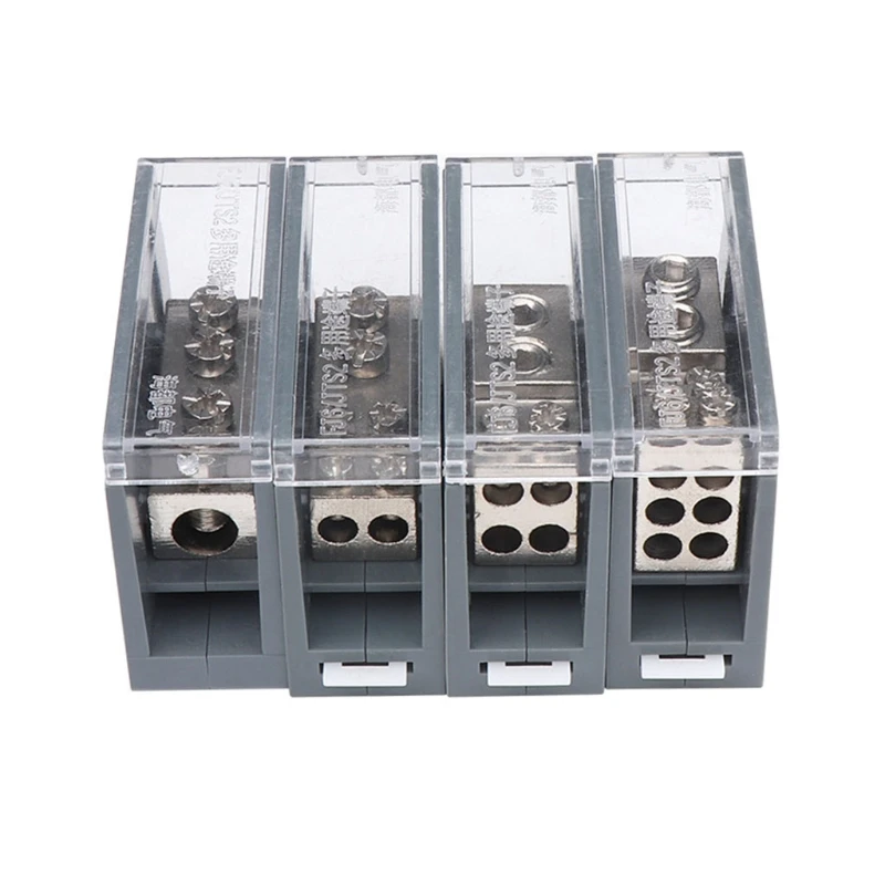 Universal Electric Wire Connector Din Distribution Box One in Multiple out Terminal Block Junction Box Mount