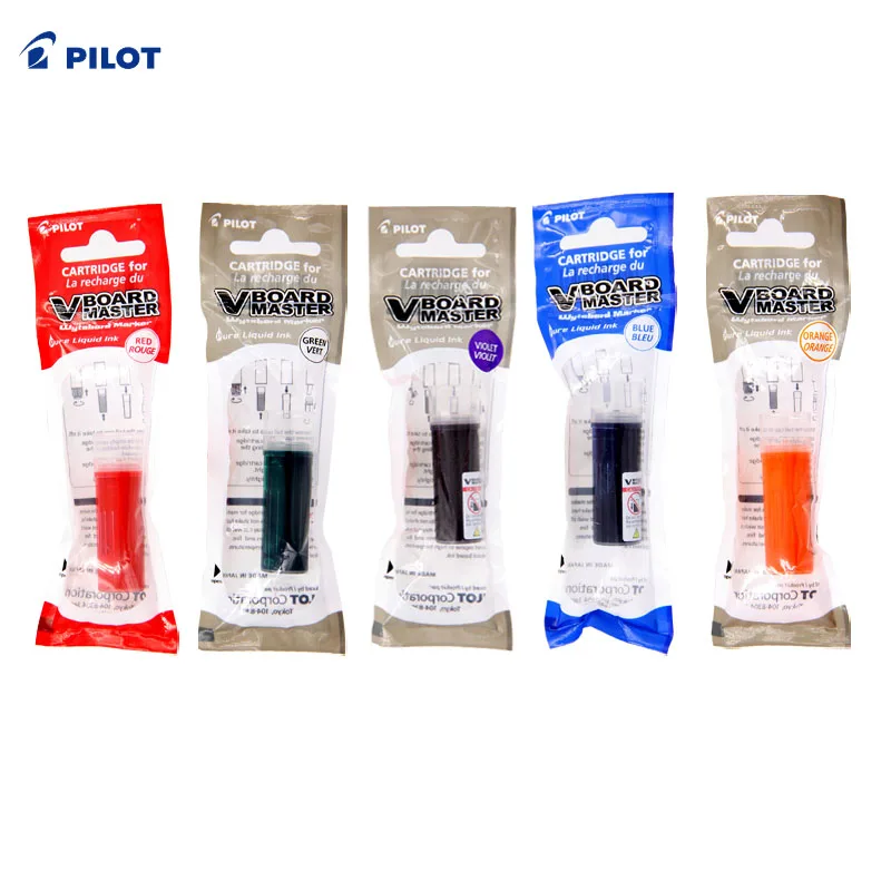 PILOT Ink Cartridge Whiteboard Marker Ink Refill School Stationery Office Writing Supplies Refillable Marker Pen Refill WBS-VBM